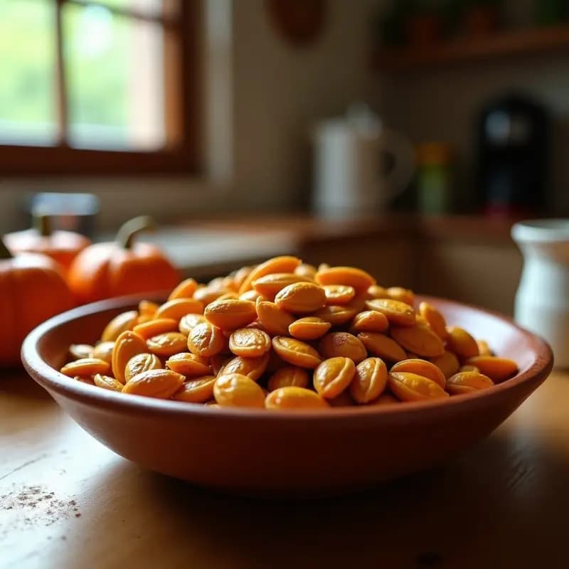 Pipitas de Calabaza con Miel y Canela: Snack Saludable de la Abuela en 10 Minutos