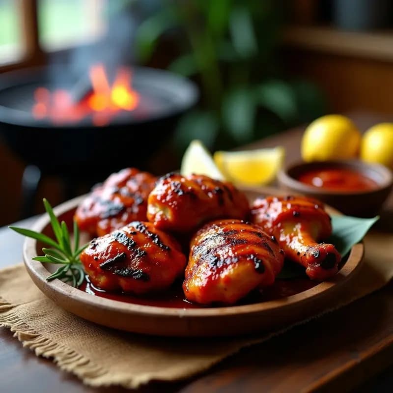 Piri Piri Portugués con Pollo al Carbon: Receta Picante y Alta en Proteína en Grill