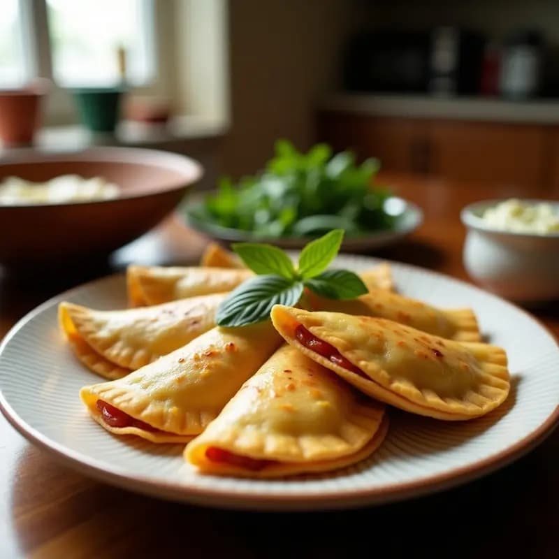 Pirogues Ucranianos: Receta de Empanadillas Rellenas de Patata Queso y Cebolla Doradas en Aceite