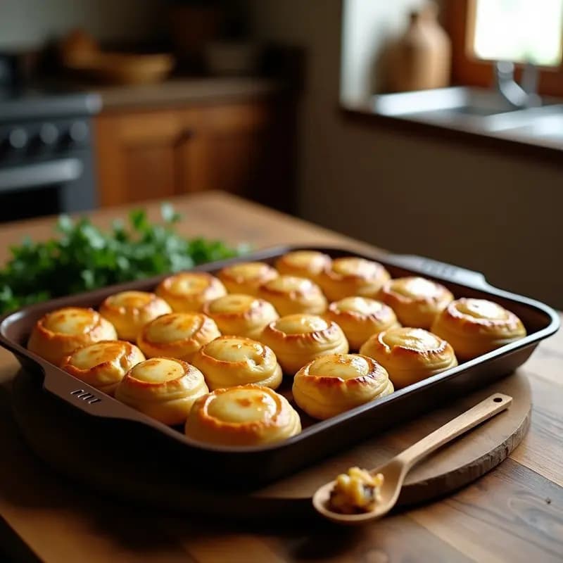 Pirojki Rusos Rellenos de Patata y Champiñones: Receta Confort Food para Tupper