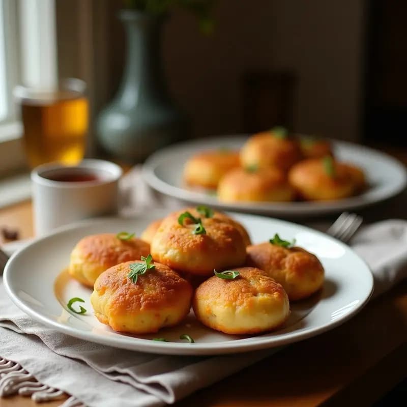 Pirozhki Rusos de Col Fermentada y Champiñones: Empanadillas Sabrosas en Airfryer