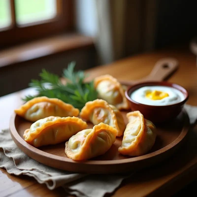 Pirozhki de Col y Hongos: Empanadillas Rusas Veganas en Airfryer