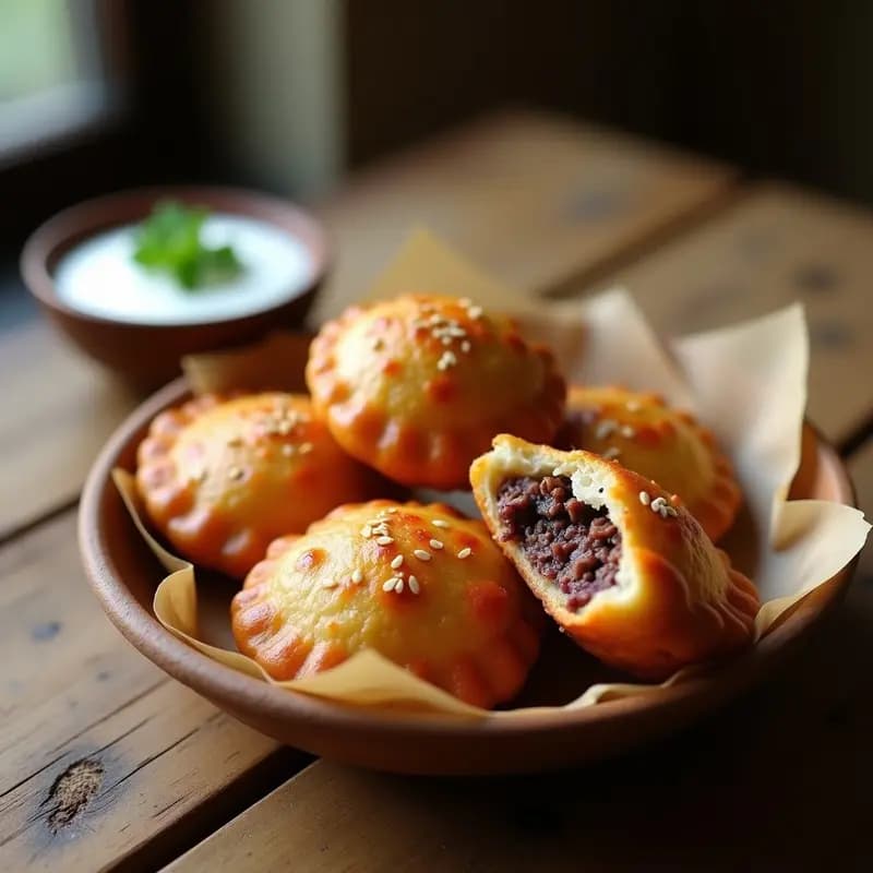 Pirozhki Rusos de Carne y Repollo: Receta en Airfryer y Alta en Fibra