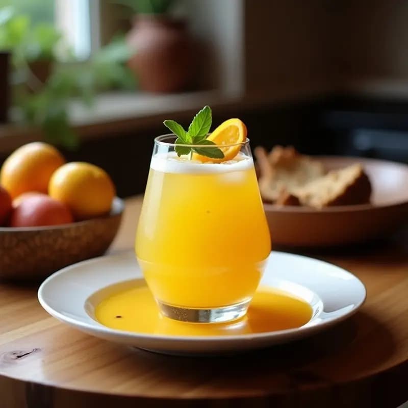 Pisco Sour de Maracuyá: Bebida Peruana Tropical con Espuma de Clara de Huevo