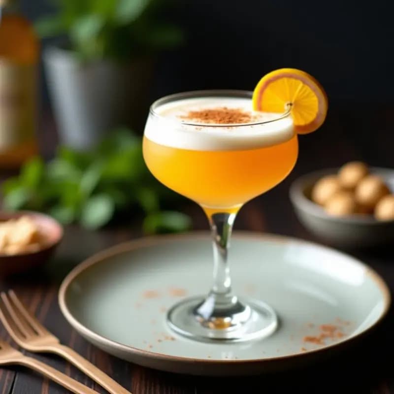 Pisco Sour de Maracuyá y Jengibre: Cóctel Peruano Sin Alcohol con Aquafaba
