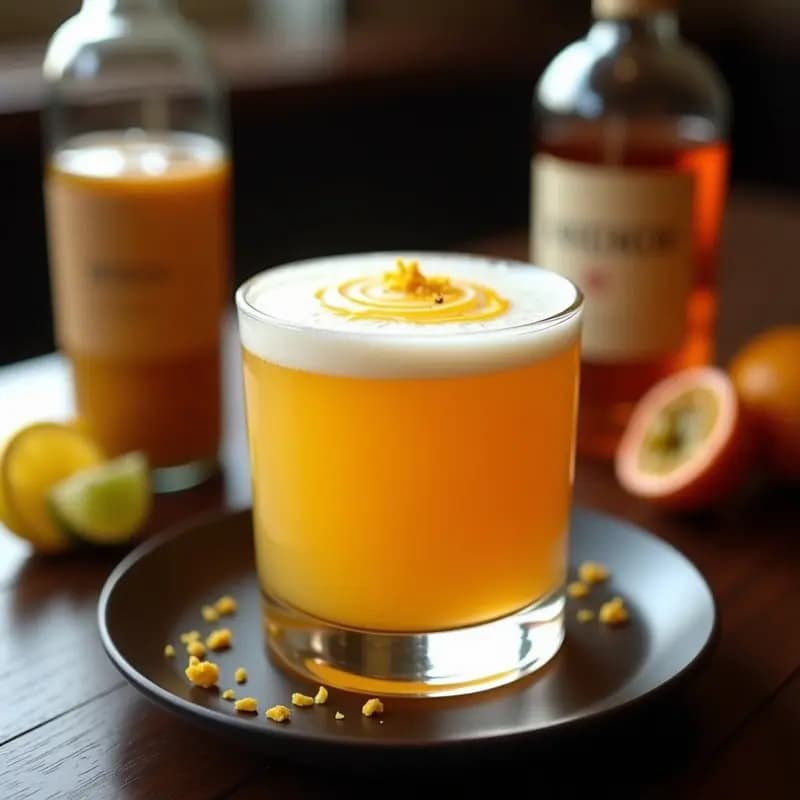 Pisco Sour de Maracuyá: Bebida Peruana Clásica con Toque Frutal en 5 Minutos