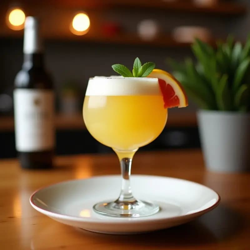 Pisco Sour Peruano: Bebida Tradicional con Limón y Clara de Huevo