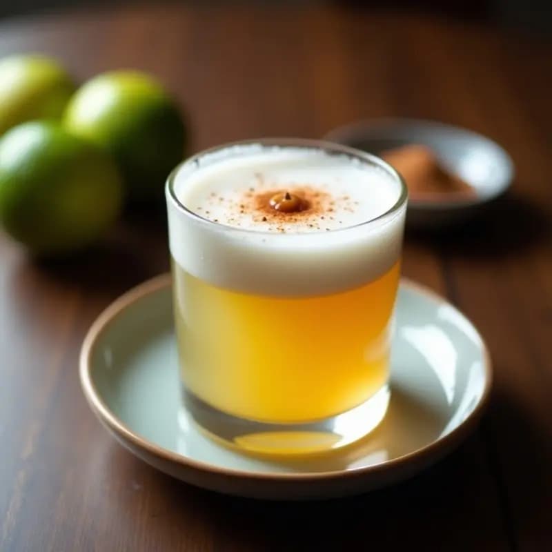 Pisco Sour Peruano con Aquafaba: Bebida Tradicional Vegana y Sin Huevos