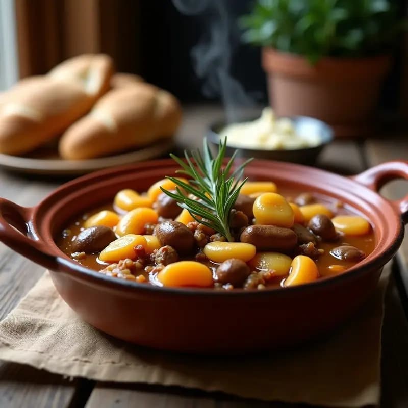 Pistillos manchegos con perdiz y setas: guiso de caza de la abuela para días fríos