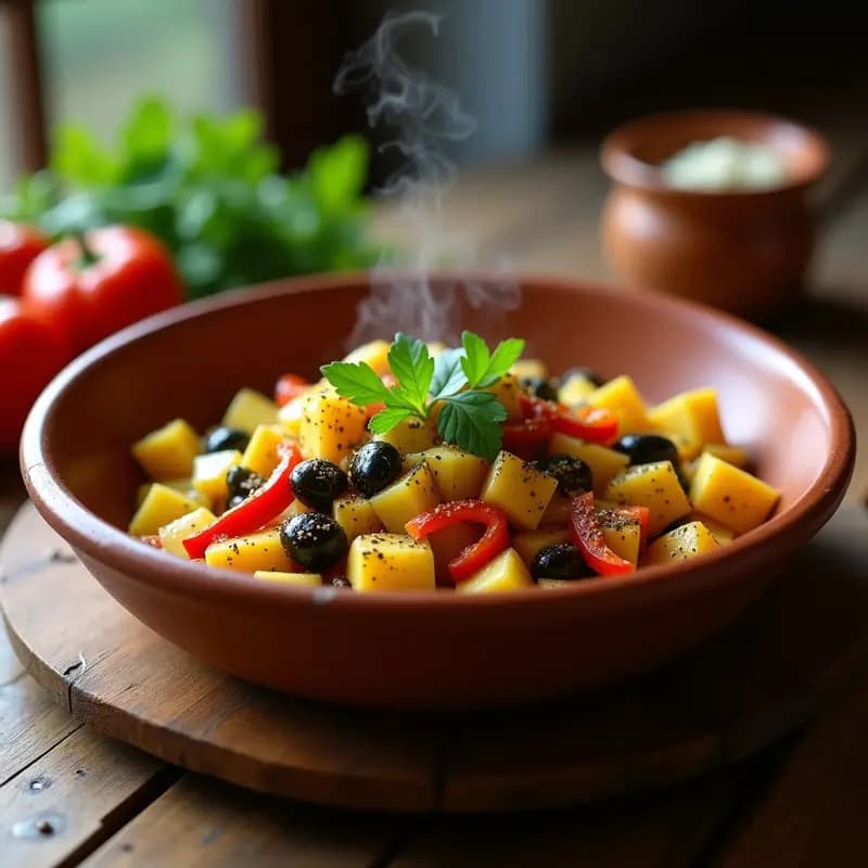 Pisto de Calabacín y Berenjena al Azafrán: Receta Española en Thermomix con Toque Árabe