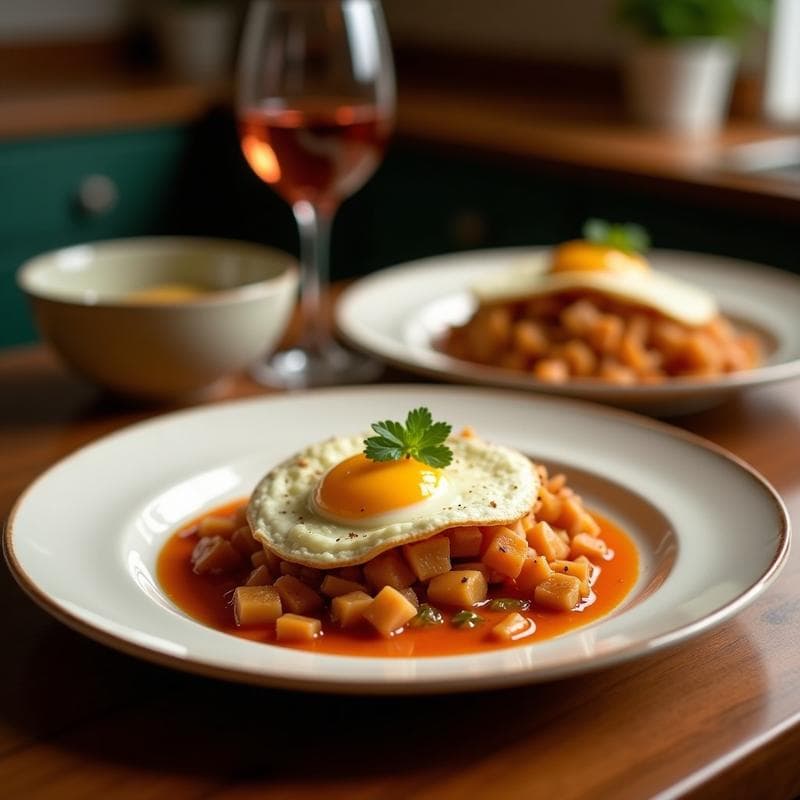 Pisto de Calabacín y Berenjena con Huevos de Lino: Receta Vegana en Airfryer y Sin Aceite