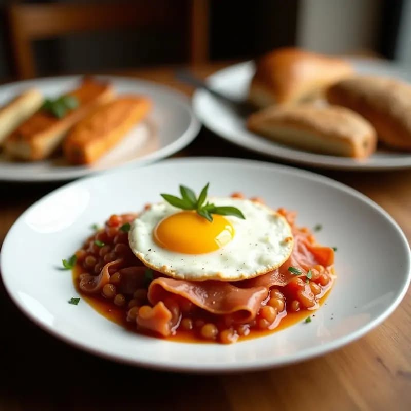 Pisto Manchado con Huevo y Jamón Serrano: Receta Tradicional de la Huerta