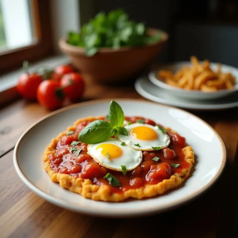 Pisto Manchado con Huevos Fritos: Receta de Verano con Verduras de la Huerta