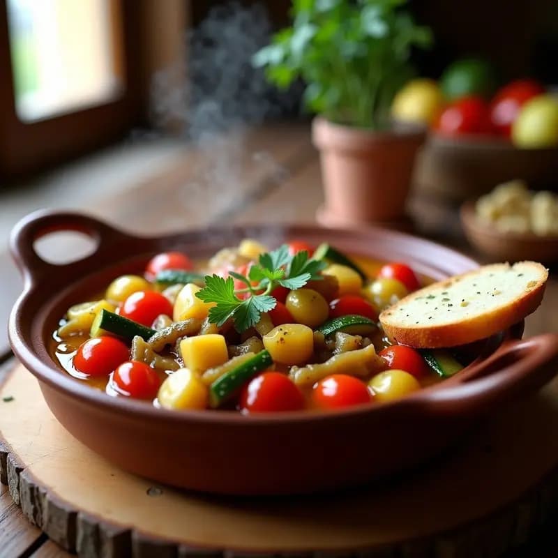 Pisto Manchego con Alcachofas: Receta Tradicional de la Huerta con Toque Gourmet