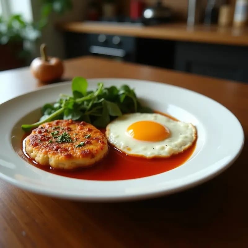 Pisto Manchego con Atún y Huevos Fritos: Versión Completa y Nutritiva