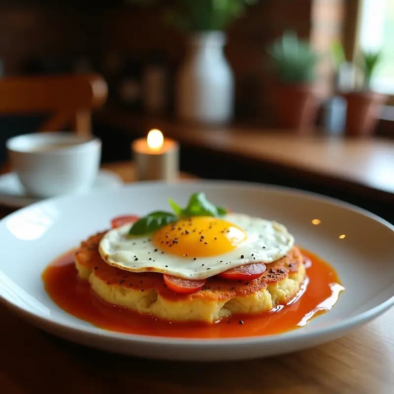 Pisto Manchego con Huevo Frito y Chorizo: Receta de Cuchara para el Tupper