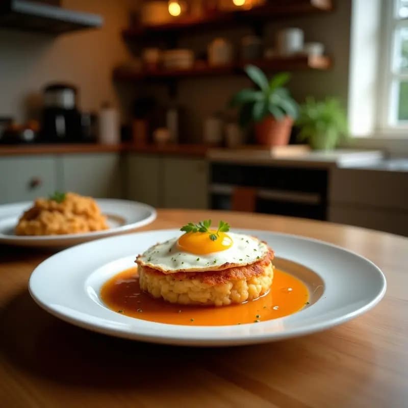 Pisto Manchego con Huevo Frito: Receta de Verduras de la Huerta en Sartén