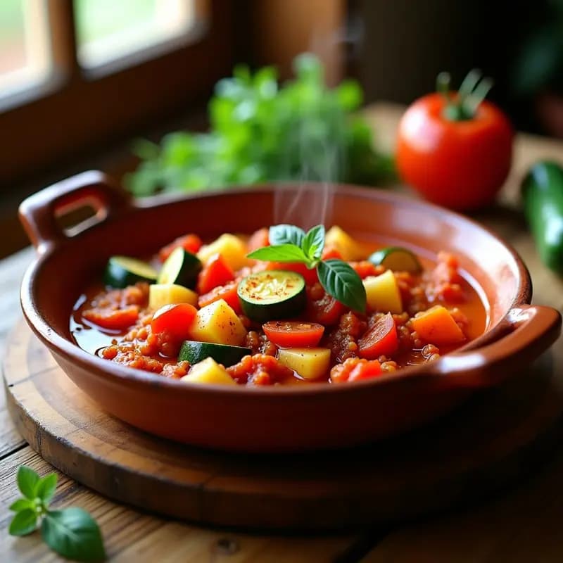 Pisto Manchego: Receta Tradicional con Tomate, Pimiento y Calabacín