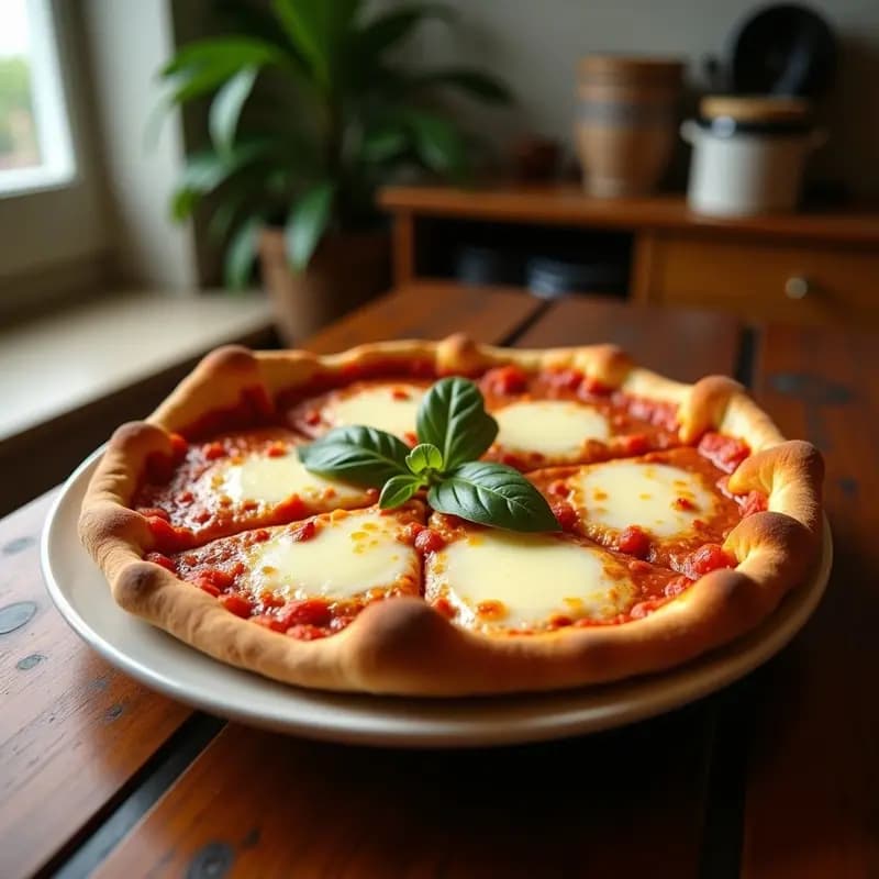 Pizza 4 Capas con Base de Mac & Cheese: Receta de Pizza Gourmet para Freír