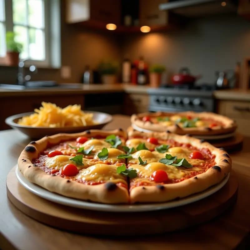Pizza 4 Capas con Base de Macarrones y Toppings de Nachos: El Sueño de la Comida Basura