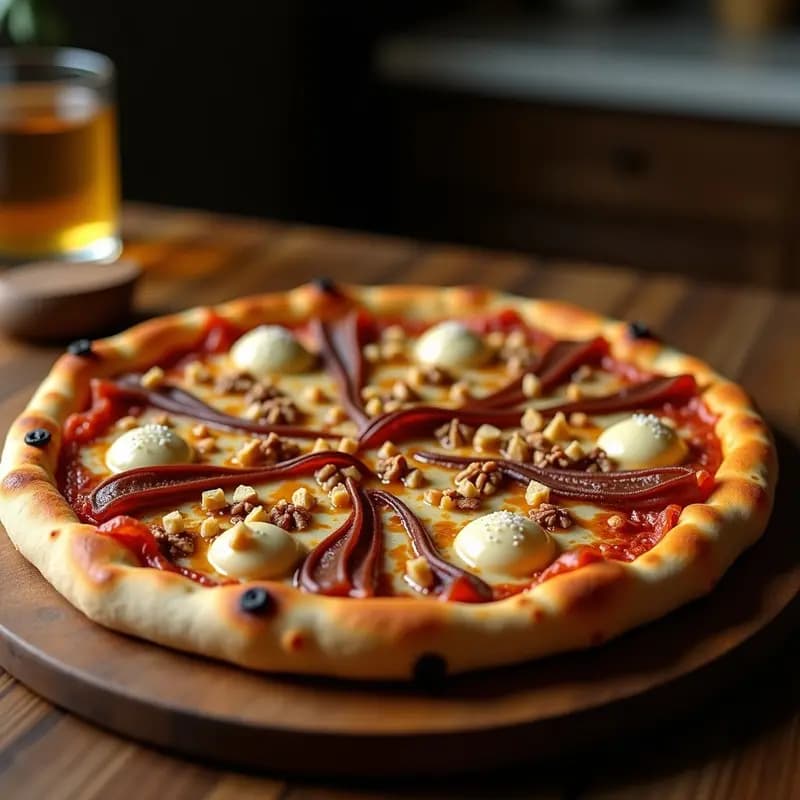 Pizza 4 Quesos y Nutella: Receta Dulce-Salada que Sorprenderá a Todos