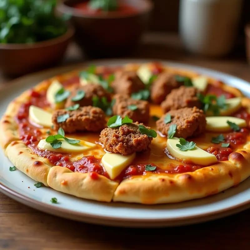 Pizza 5 Capas con Base de Doritos, Queso Azul y Pollo Crujiente: El Desafío Definitivo en Fritura