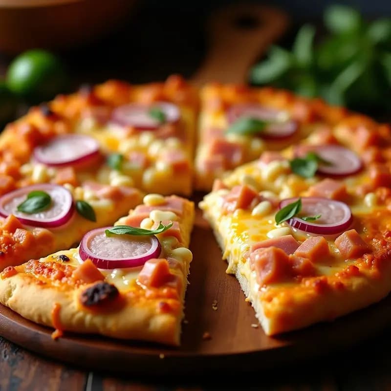 Pizza 5 Quesos con Base de Doritos y Mantequilla de Ajo: Explosión de Sabores en Cada Bocado