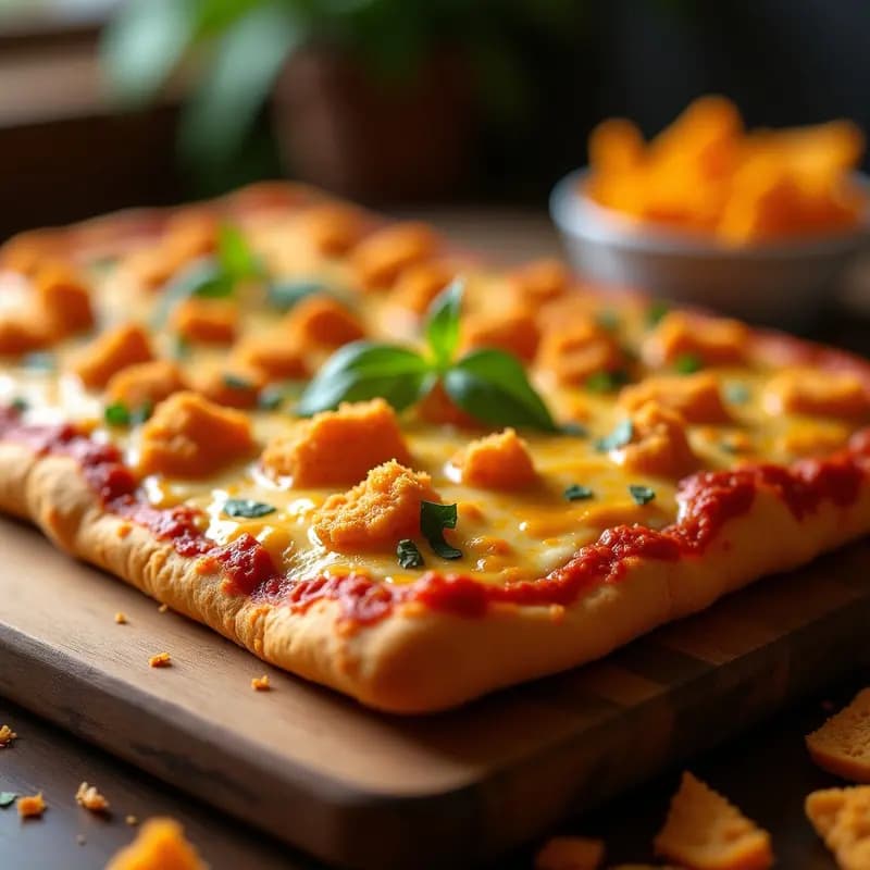 Pizza 5 Quesos con Base de Doritos y Toppings de Pull Apart: El Desafío Crujiente Definitivo
