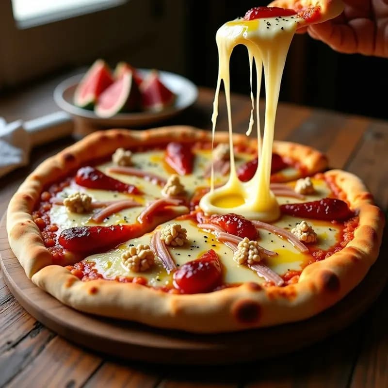 Pizza 5 Quesos y Mermelada de Higos: La Combinación Dulce-Salada que Enloquece