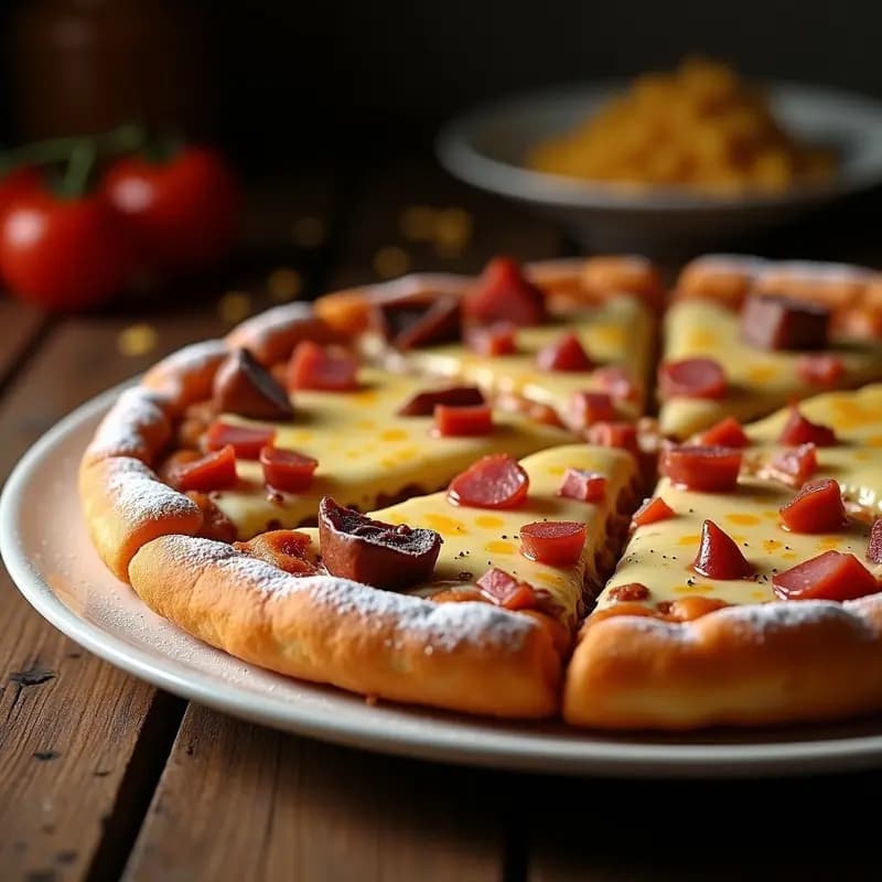 Pizza 5 Quesos y Nutella con Base de Churros: Receta Dulce-Salada para Adictos al Queso