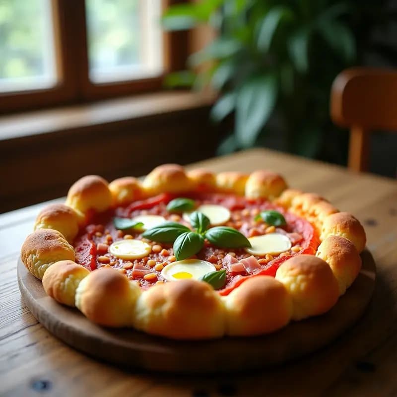 Pizza de Coliflor en Forma de Nube: Receta Keto que Parece de Panadería