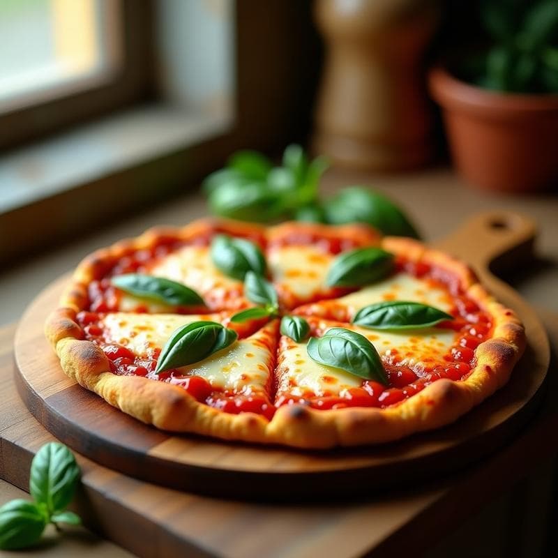 Pizza Margaritas de Coliflor con Base Crujiente: Receta Keto y Sin Lactosa en Airfryer
