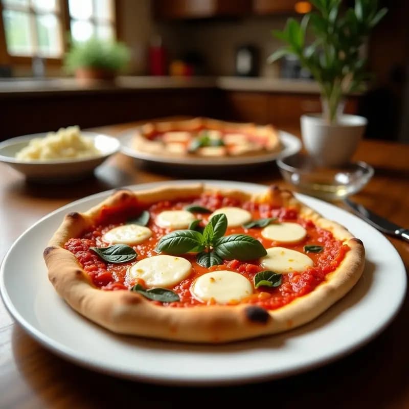 Pizza Napolitana con Base de Coliflor y Mozzarella de Leche de Búfala: Receta Keto en 30 Minutos