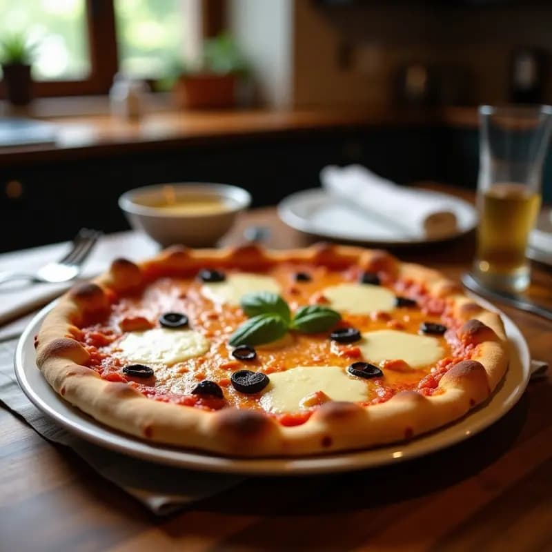 Pizza Estilo Detroit con Border de Queso: Receta Americana Crujiente en Molde
