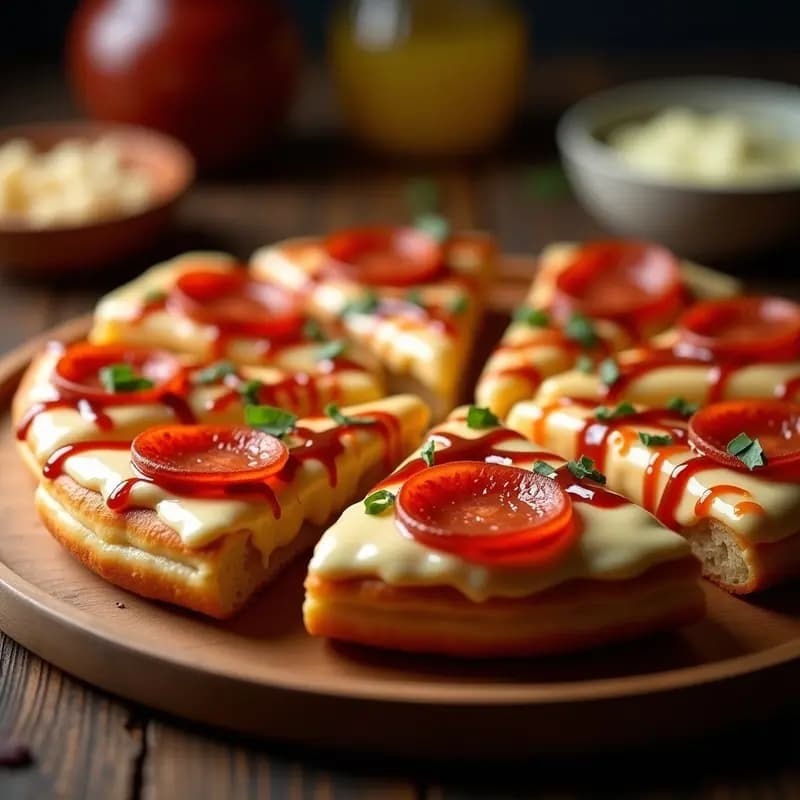 Pizza de Donuts Glaseados con Pepperoni y Queso Crema: Receta de Comida Chatarra que Rompe Todos los Límites