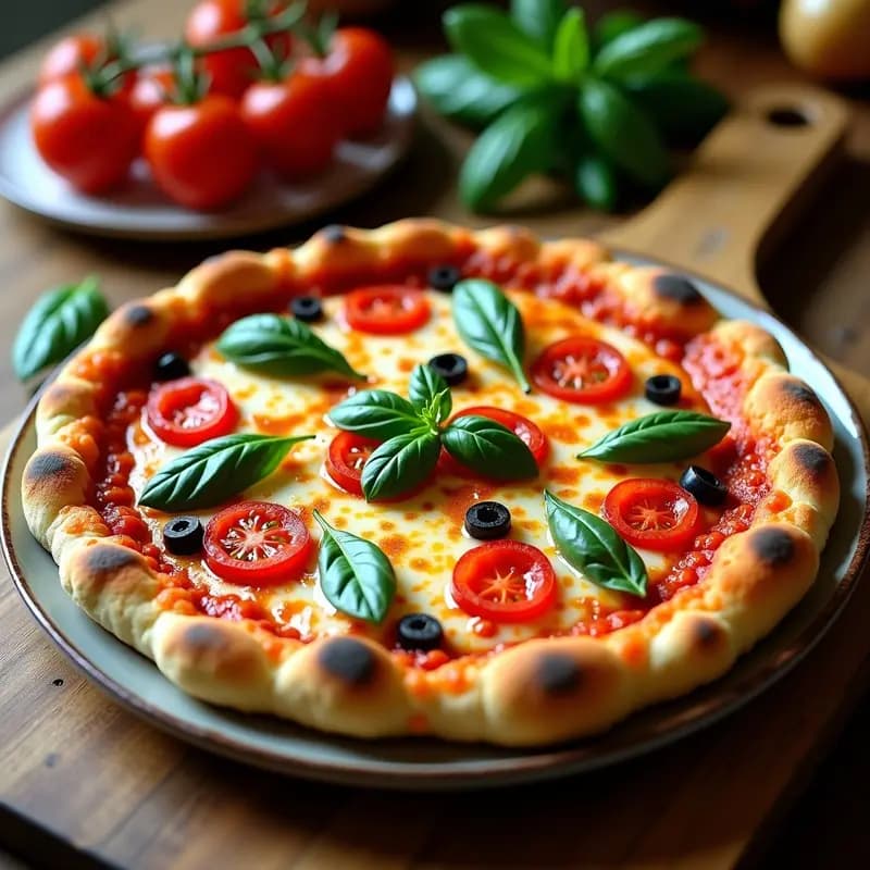 Pizza Napolitana con Base de Coliflor y Queso de Anacardos: Receta Keto y Sin Lactosa