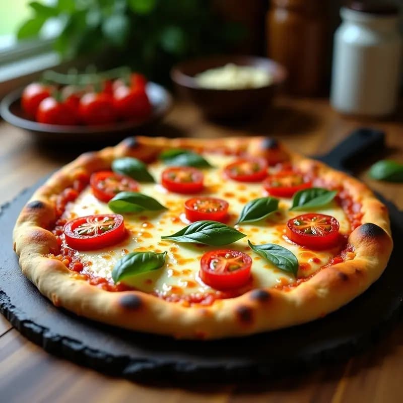 Pizza Napolitana de Masarepa y Queso de Búfala: Receta Venezolana Sin Gluten en 30 Minutos