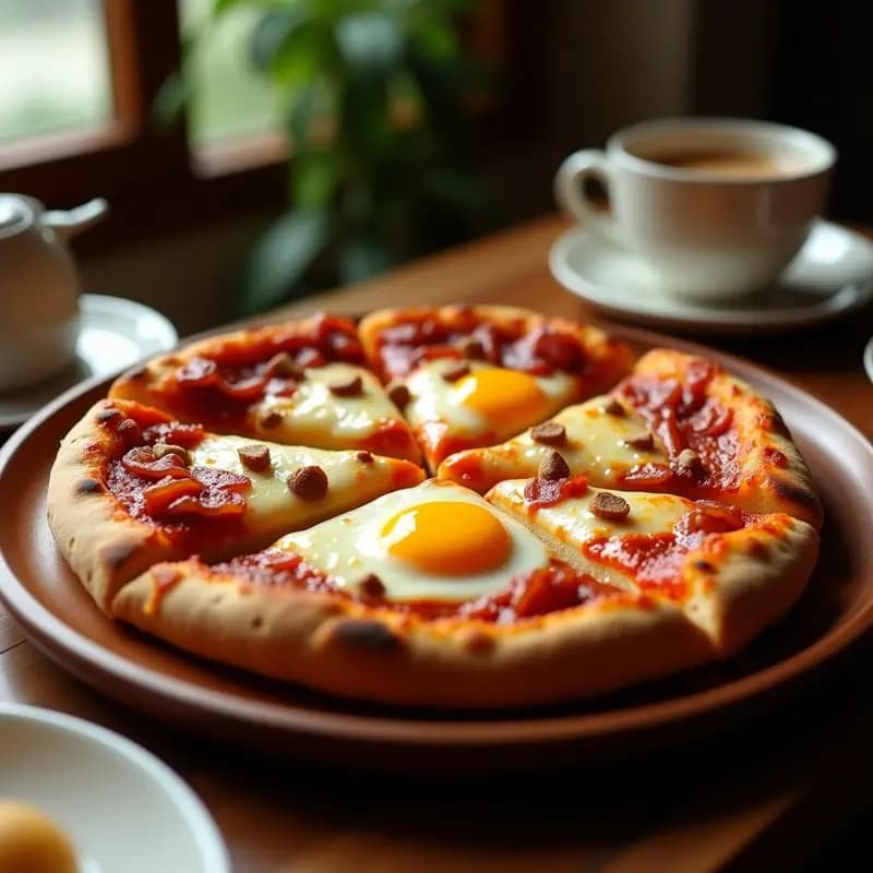 Pizza de Pan de Harry con 4 Quesos y Tocino Crujiente: Desayuno o Cena de Leyenda