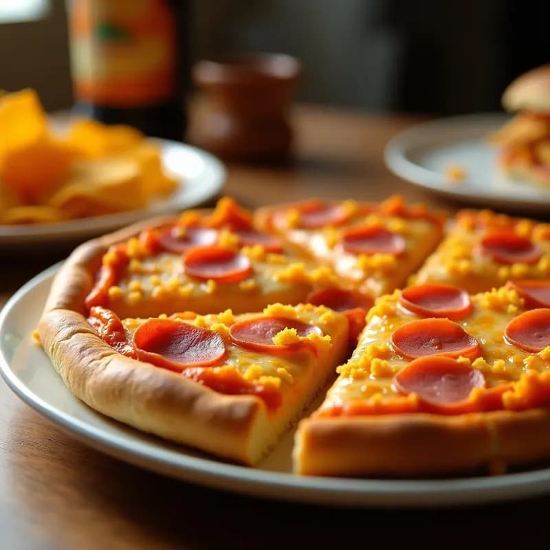 Pizza de Pan de Molde con Queso Azteca y Doritos: Receta Rápida para Niños (y Adultos)