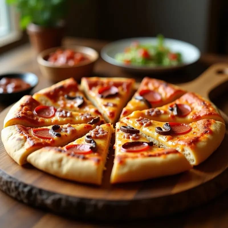 Pizzadilla: Quesadilla Gigante con Toppings de Pizza y Extra Queso Fundido