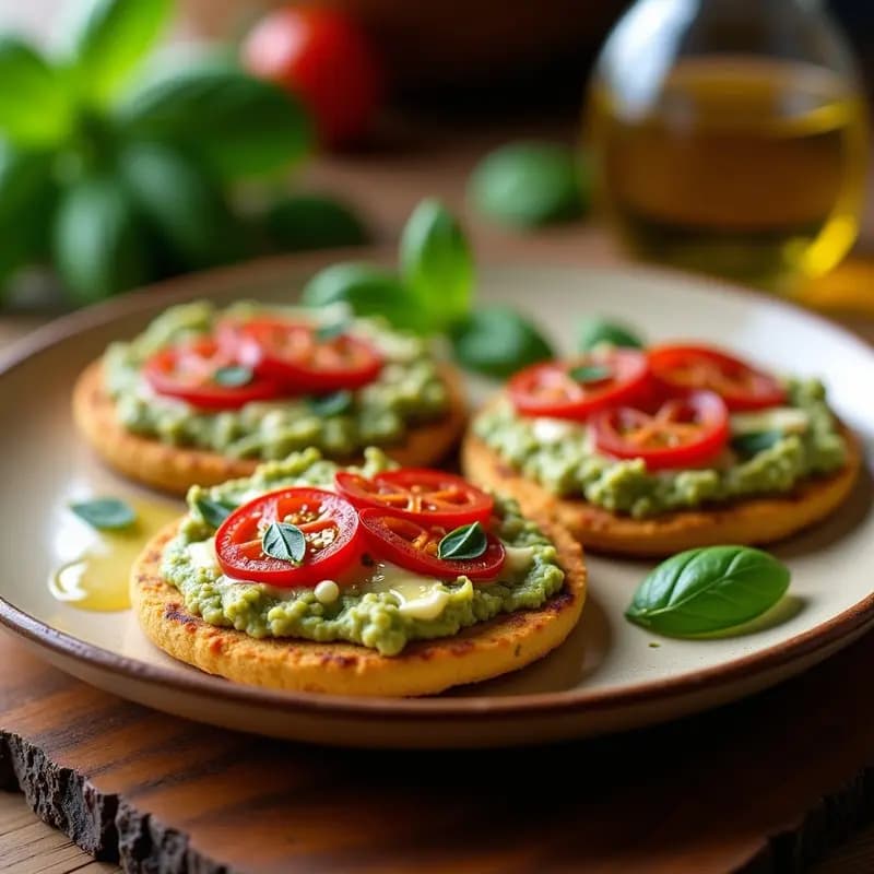Pizzeta de Base de Coliflor con Pesto de Albany y Tomates Secos: Receta Italiana Keto