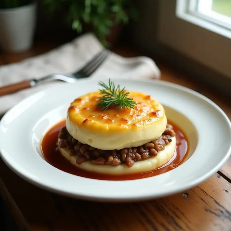 Plibella Ukrainiana de Carne y Puré de Patatas: Receta Confort Food de Europa del Este