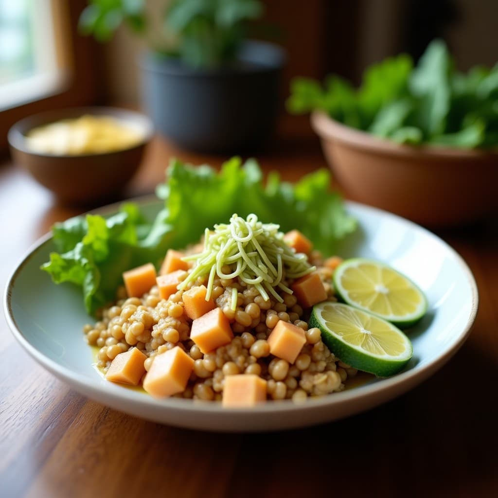 Poke Bowl de Remolacha y Aguacate con Aliño de Limón Yuzu: Receta Vegana y Crudivegana