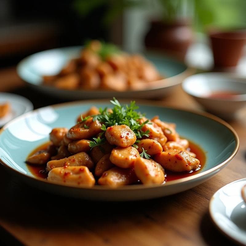 Pollo Salteado con Jengibre y Soja: Receta China en Sartén en 20 Minutos