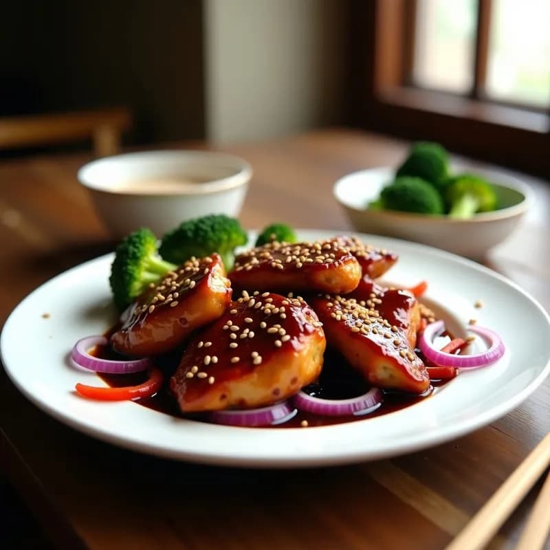 Pollo Teriyaki Casero: Receta Sin Azúcar y con Salsa Auténtica en 25 Minutos