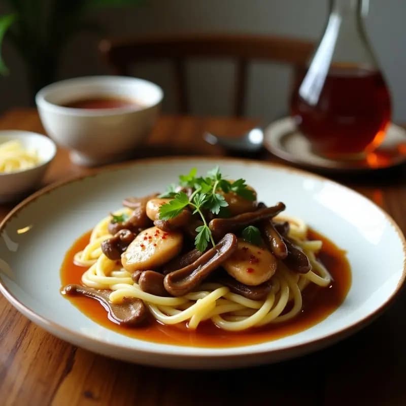 Bai Jia Ji (Pollo al Vino de Shaoxing) con Setas Shiitake: Receta China de una Estrella Michelin en Olla Exprés