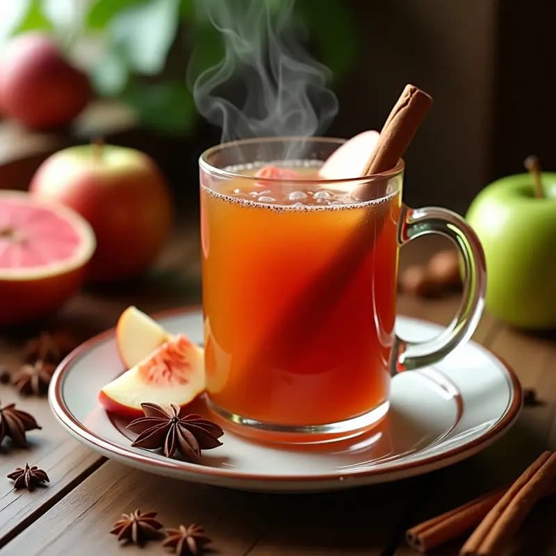 Ponche de Frutas con Especias y Chía: Bebida Navideña Mexicana Sin Azúcar