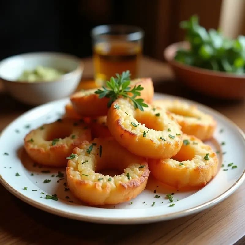 Porras antequeranas: Pan Frito Crujiente con Aceite de Oliva y Sal