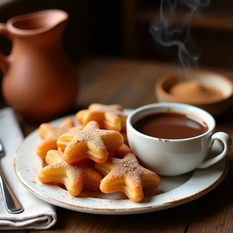Porras a la Madrileña: Desayuno Contundente con Chocolate y Churros