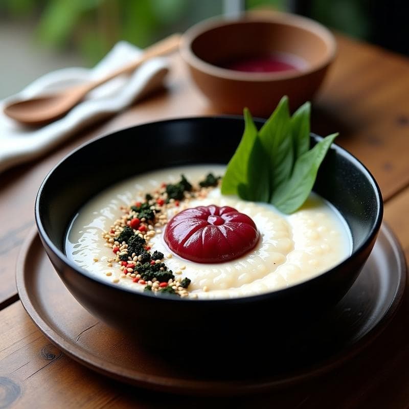 Porridge de Amaranto con Compota de Ciruela Umeboshi: Desayuno Japonés Sin Azúcar